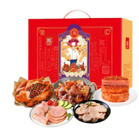 苏宁宜品混合卤味礼盒1600克原味盒装高端精选美味大礼包