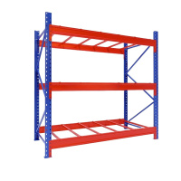 臻远 ZY4121480重型货架仓储高位货架单层称重2000kg 蓝橘色主架3层