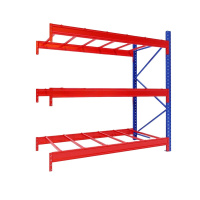 臻远 ZY4121507重型货架仓储高位货架单层称重3000kg 蓝橘色副架3层