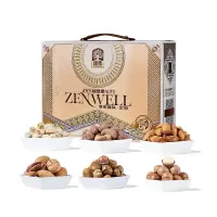 皇家臻味·1300g金冠坚果礼盒臻味臻选6种纯坚果内里丰富体现送礼的品味与用心