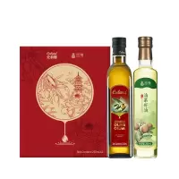 克莉娜 特级初榨橄榄油+迎福油茶籽油250ML*2礼盒