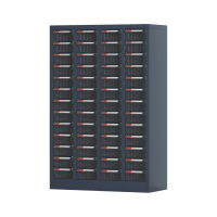 臻远 ZYLJG-W43 零件柜 52抽透明无门大号 722*300*1106