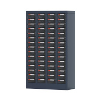 臻远 ZYLJG-W47 零件柜 60抽透明无门小号 526*220*885