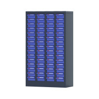 臻远 ZYLJG-W48 零件柜 60抽蓝色无门小号 526*220*885