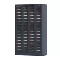 臻远 ZYLJG-W55 零件柜 60抽透明无门大号 722*300*1262