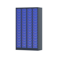 臻远 ZYLJG-W56 零件柜 60抽蓝色无门大号 722*300*1262