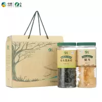 中粮山萃食用菌礼盒(二瓶装)黑木耳银耳干货230g