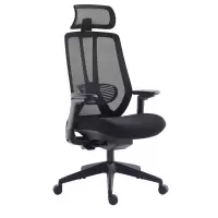 臻远ZY-7820 办公椅人体工学椅转椅电脑椅 白色3D升降扶手