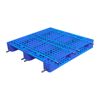 臻远ZY-TP-23塑料托盘网格川字叉车托盘仓库防潮垫卡板 1111川字托盘加8钢
