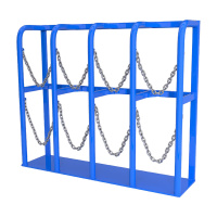 臻远ZY-J35氧气瓶固定架氮气罐氩气存放架 160L四瓶架