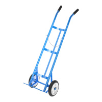 臻远ZY-C06多功能氧气瓶手推车氧气氮气氩气搬运车 8寸无支架