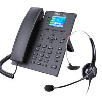 北恩(HION)S800 IP电话机商务办公网络电话机彩屏双千兆网口 S800+FOR600直连水晶头