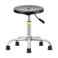 臻远ZY-7927防静电椅子车间流水线升降椅子 40-53cm(五爪黑色脚杯)