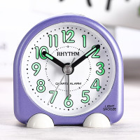 日本丽声(RHYTHM)钟表创意卧床头学生儿童可爱闹钟夜光懒人钟表 CRE229NR04