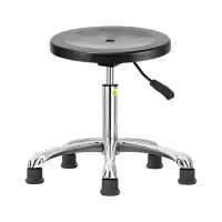 臻远ZY-7930防静电椅子车间流水线升降椅子 40-53cm(铝合金黑脚杯)