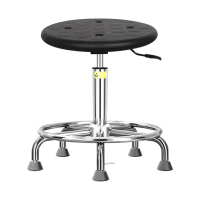 臻远ZY-7934防静电椅子车间流水线升降椅子 41-54cm圈脚灰脚杯