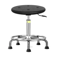 臻远ZY-7936防静电椅子车间流水线升降椅子 48-68cm圈脚黑脚杯