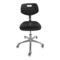 臻远ZY-7955防静电椅子车间流水线升降椅子 40-54cm不生锈脚带合金轮子