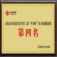 牌匾 木托+铂金纸