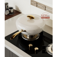 温仑山Velosan鹅卵石超钛不粘锅32CM高效导热耐用易清洗省时省力