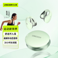 兰士顿 时尚耳夹式运动耳机 AirSoul TS02 云雾白