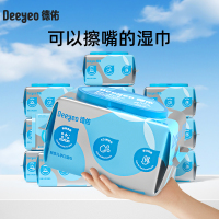德佑新生儿手口湿巾80片*5包