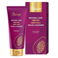 OLIVIAM澳莉维亚洁面乳清颜保湿细腻泡沫木瓜羊奶100ml