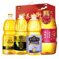金龙鱼金玉满堂食用油礼盒 6.3L(金衣玉食1.8L+亚麻籽油1.5L+稻米油1.5L+玉米油1.5L)