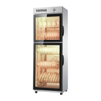 臻远ZY50429003立式消毒柜大容量保洁柜酒店厨房餐具碗筷消毒柜 上下门五层架