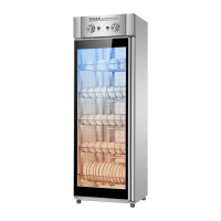 臻远ZY50429006立式消毒柜大容量保洁柜酒店厨房餐具碗筷消毒柜 单门五层架无磁款