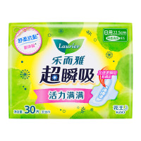 乐而雅花王乐而雅卫生巾超瞬吸225mm纤巧姨妈巾日夜组合30片