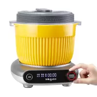 东菱(Donlim)家用多功能面食机厨师机陶瓷款和面桶全自动和面绞肉一体机揉面绞馅发酵打发和面机 DL-1349钛金灰