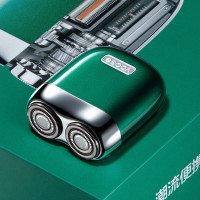 有色(yoose)03剃须刀便携合金电动刮胡刀 MINI 2.0 英伦绿