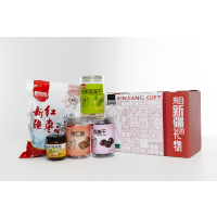 [新疆珍果臻选礼盒]汇集西域风味:西梅干、冻干蜜瓜、枣仁派、无花果酱