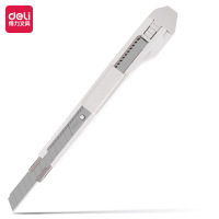 得力小号带金属护套办公美工刀/裁纸刀 2031