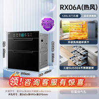 容声消毒柜嵌入式家用热风循环消毒碗柜大容量二星级餐具碗筷厨房高温二星级120L304层架RX06A(热风)