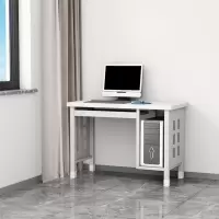 富路达钢制学习桌学员写字桌办公桌宿舍单人位电脑桌