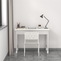 富路达钢制学习桌写字桌学员电脑桌内务办公桌宿舍干部二抽桌+椅子