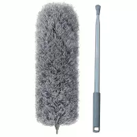 中锐智采 静电除尘掸可伸缩加长鸡毛掸子2.8米可水洗弯曲除尘毯清洁神器