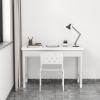 富路达钢制学习桌写字桌学员电脑桌内务办公桌宿舍干部三抽桌+椅子