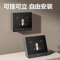 得力 智能云考勤机黑色 打卡考勤机 掌静脉识别打卡机 动态人脸 wifi联网 远程管理智能云考勤机DL-D5P