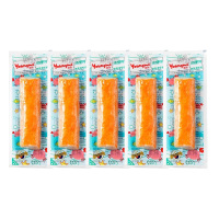 来伊份鳕鱼棒蟹鲜浓郁丝丝肉感Q弹劲道咸鲜回甘亚米蟹味35g*5包