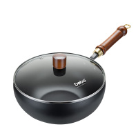 德铂炒锅24cm用料扎实工艺精细受热均匀防刮耐磨DEP-DS441