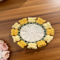 QQY 垫记美好新疆天然薰衣草干花香囊安神助眠家用卧室衣柜持久飘防潮驱虫 优质棉线纯手工钩织 1个