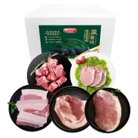 雨润(yurun) 原生态冷冻黑猪肉 288型 安徽(六花黑猪)