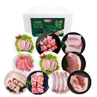 雨润(yurun) 原生态冷冻黑猪肉 798型 安徽(六花黑猪)
