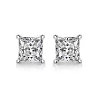 玖钻珠宝女士奢华贵族爪镶耳钉送恋人精选材质璀璨夺目