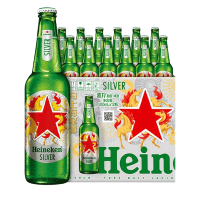 喜力Heineken 星银啤酒500ml*12瓶 新年限定
