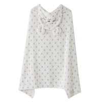 多喜爱-法兰绒披肩毯(白)