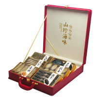 菌益(junyi) 山珍海味干货礼盒(皮盒六拼)313g